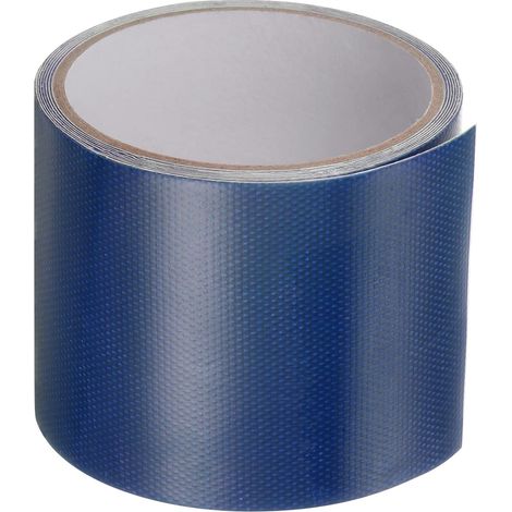 Ruban adhésif de réparation pour bâche et toile 8 cm x 2 m, universel imperméable, idéal les travaux
