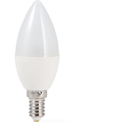 IluminaShop - Bombilla LED C37 E14 6W  Blanco Calido 2700K (1/2)