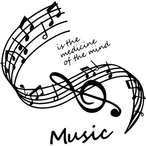 Adesivo murale con note musicali nere in PVC, adesivo decorativo senza attrezzi, facile da applicare per la decorazione di pareti di camera da letto e soggiorno. (1/5)