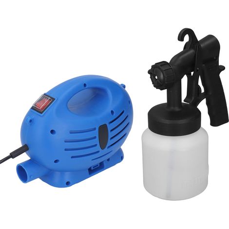 Tragbare elektrische Hochdruck-Farbspritzpistole, Sprühpinsel für Möbel und Schränke, 230–240 V EU-Stecker, 2,5 mm Kunststoffbecher (1/5)