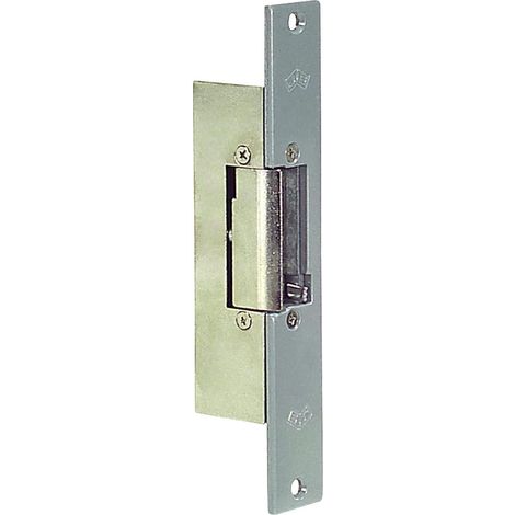 JIS cerradura jis electrica 12 voltios 842-901g frente gris , Cerradura Electrica Jis 12 V. 842-901g frente gris.- Liberación automática- Palanca de desbloqueo.-