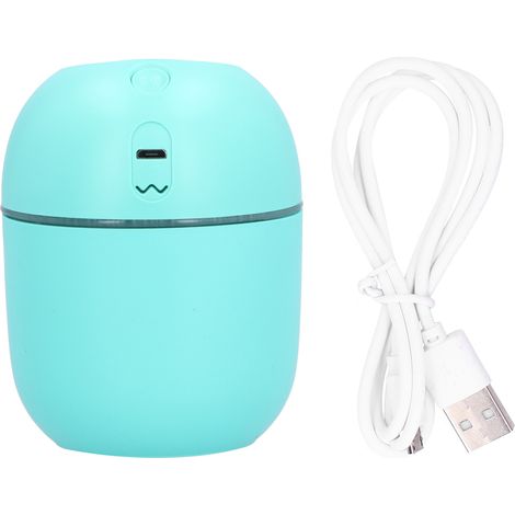 Mini-humidificateur USB portable avec lumière LED verte pour chambre, bureau et maison (1/5)