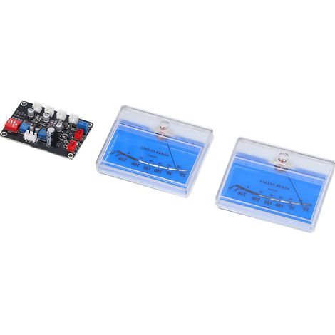 VU-mètre à LED Facile à Installer avec Plaque Pilote, Réglable et Rétroéclairé pour Système Audio DIY Maison/Voiture (1/5)