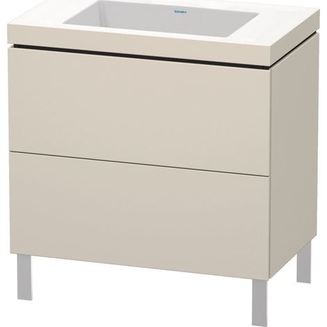 Lavamanos para muebles Duravit L-Cube c-bonded con base de pie, (1/5)