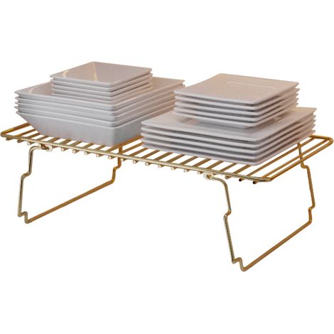 Estante de pared, estante de almacenamiento Shelf Gold Marrón (1/5)