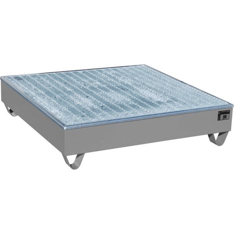 Bauer Südlohn Bac de rétention AW-4/A/PE, peint, gris souris