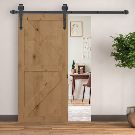 Kit binario per porta scorrevole 200 cm in acciaio marrone 100 kg HAVRYA (1/5)