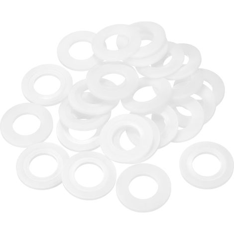 25Pcs Entretoise Plastique M22 Rondelle 22mm ID 42mm OD 3mm Épais (1/5)