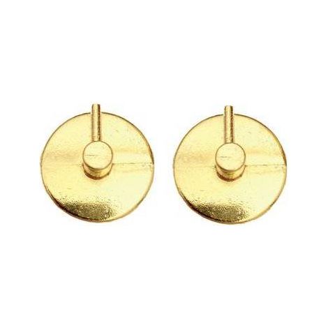 GANCI BRIS BRIS TONDO ACCIAIO ORO """ONE PRICE""" MAURER - CF. BLISTER 2PZ