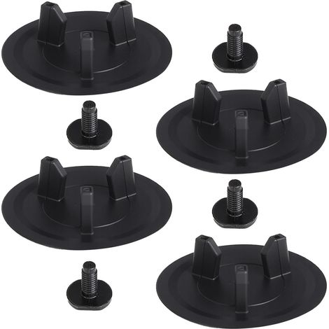 4 joints de rechange pour bonde d’évier et de lavabo avec vis, joints en caoutchouc étanches pour bouchon d’évier de cuisine (1/5)
