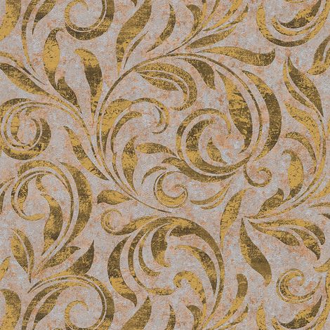 A.S. Creation Nobile 959405 Vliestapete Blumenoptik 0.70 m x 10.05 m Braun (1/4)