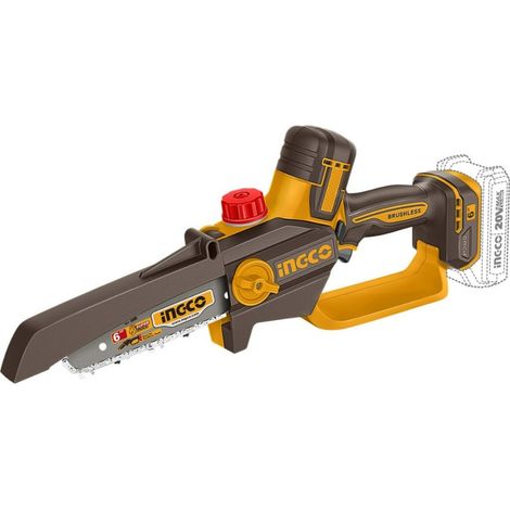 Ingco Motosierra 6" 15cm 20v s/batería s/cargador