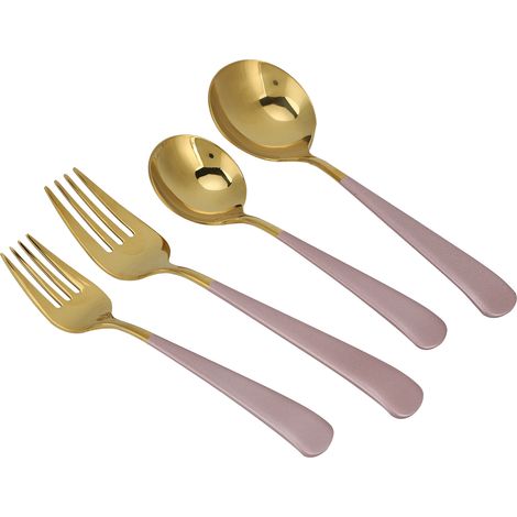 Cuillère À Soupe - Fourchette À Dîner - En Acier Inoxydable - Pour Repas Formels Et Événements - Lot De 12 Pièces (1/5)