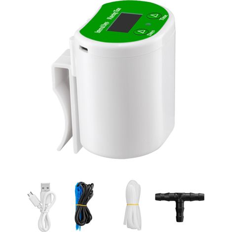Système d'arrosage automatique programmable pour jardin et terrasse, kit d'irrigation goutte à goutte pour plantes en pot, arrosage pendant les vacances (1/5)
