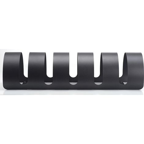 Rastelliera Portabici 5 Posti in Ferro 90x30x23 cm Belfer Bike Rack 42/PB Antracite (1/5)