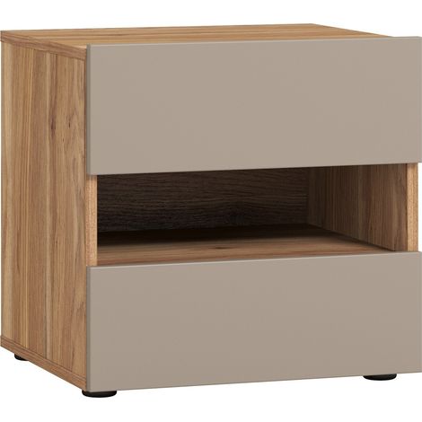 Mesilla de noche Vosalo 100 , Número de cajones: 0, Número de puertas: 0, 45x46x41cm, Aglomerado laminado (1/5)