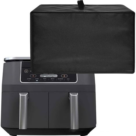 Housse de friteuse à air en nylon 600D, résistante la chaleur, 5 noire (1/5)