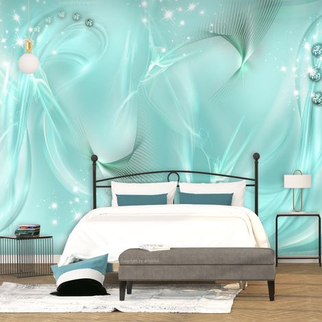 Fotomurale adesivo - Enchanted Turquoise - 196x140 (1/4)