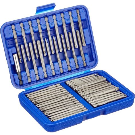 Boîte à embouts Projahn Securi, 50 pièces, avec coffret à outils, 6,3 / 1/4" 75 mm (1/5)