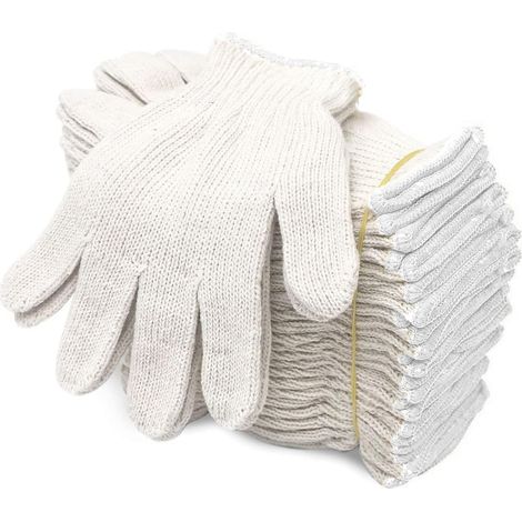 C'est un endroit idéal pour se retirer, avec des codons et des tricots en polyester, avec des peintres, des mécaniciens, des ouvriers, des jardiniers, des hommes et des femmes, des lots de 12 paires, (1/5)