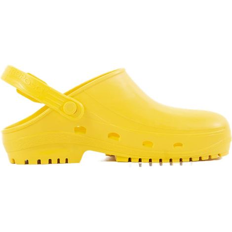 REPOSA Max - Zoccoli Sanitari Donna e Uomo in Gomma con Suola Antiscivolo SRC, Ciabatte Sanitarie Anatomiche con Laccetto Regolabile, Scarpe Sanitarie Sterilizzabili Antishock Traspiranti Leggere (1/4)