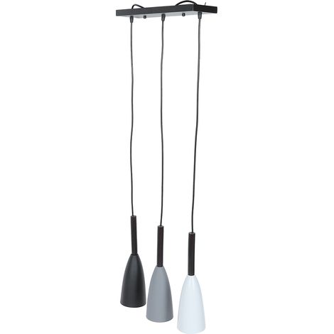 Suspension moderne et simple E27 à 3 têtes, idéale pour le salon, la cuisine ou un café (110-220 V). (1/5)