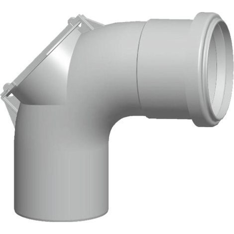 Wolf Revisionsbogen 2651571 DN 110, 250 mm, bis 120 °C, PP (1/2)