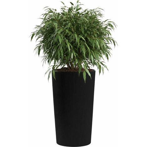 Urbanika ECO Blumentopf schwarz h75x40,9 cm