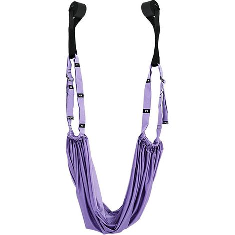 Sangle D'Étirement Pour Yoga - Sangle De Stabilisation Pour Dos Et Jambes - Réglable En Hauteur Et Angle - Pour Étirements, Flexibilité Et Renforcement Musculaire - 1 Pièce (1/5)