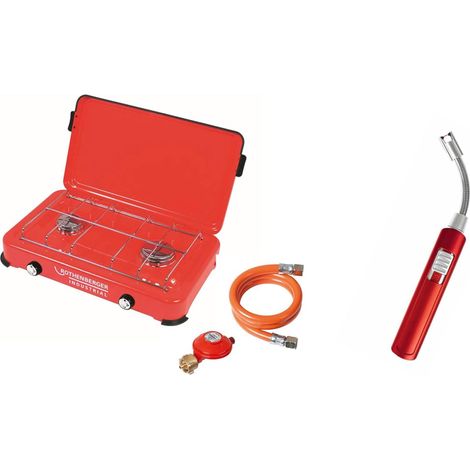 ROTHENBERGER Réchaud de camping duo industriel avec briquet USB - 1500005113 (1/5)