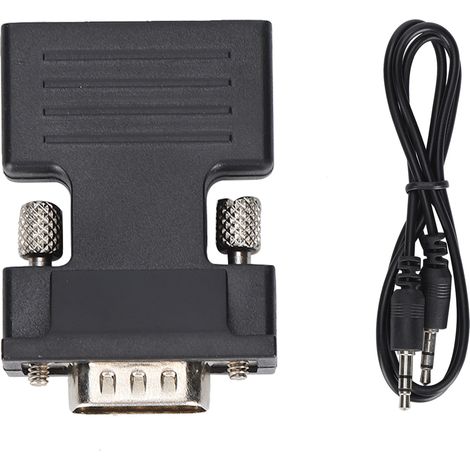 Adaptateur HDMI vers VGA Haute Définition pour PC Portable et Ordinateur de Bureau (1/5)