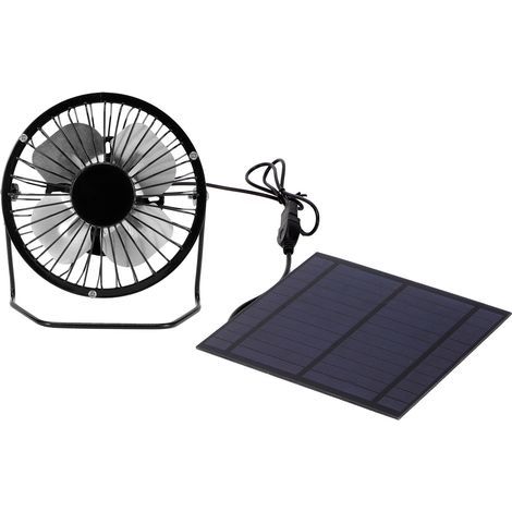 5-W-Mini-Solarpanel mit tragbarem Lüfter – Photovoltaik-Set für Gewächshäuser (1/5)