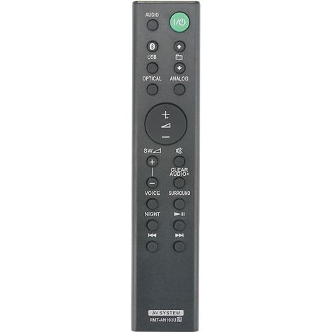 Télécommande RMT-AH103U pour barres de son Sony HT-CT80, SA-CT80, HTCT80 et SACT80 (1/2)