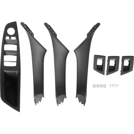 BMW Serie 5 F10 F11 520 525 (conduite and droite), cache, noir (1/5)