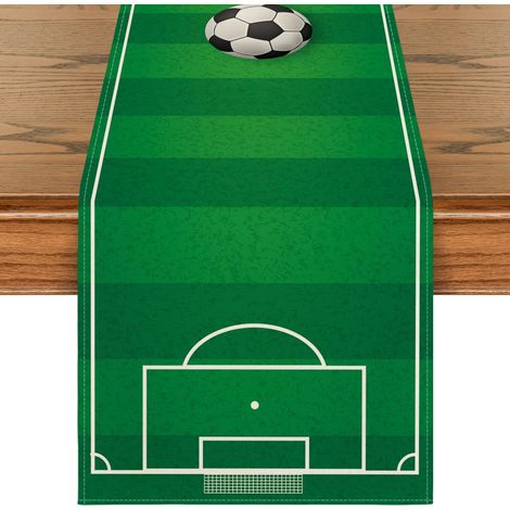 Chemin de table football 33x183 cm, décoration cuisine (1/5)
