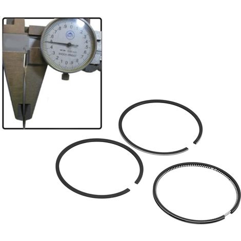Pièces détachées pour groupe électrogène diesel monocylindre refroidi par air, pompe à eau pour mini-motoculteur 178F, épaisseur des segments de piston pour machines agricoles : 1,5 mm (1/5)