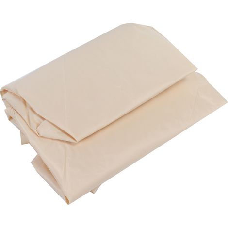 Voile d'ombrage triangulaire équilatérale, portable et imperméable, pour jardin extérieur, beige d'été, 5 x 5 x 5 m (1/5)