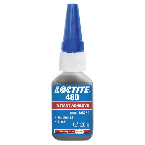 LOCTITE 480 20g Colle instantanée cyanoacrylate métal caoutchouc aimants en zones humides - Loctite (1/5)