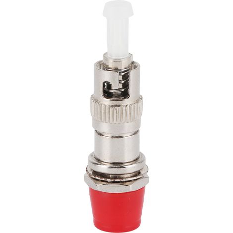 Adaptateur Fibre Optique ST Mâle vers FC Femelle, coupleur convertisseur grade télécom, connecteur fibre monomode, raccord inox, boîtier robuste, 1 pièce. (1/5)