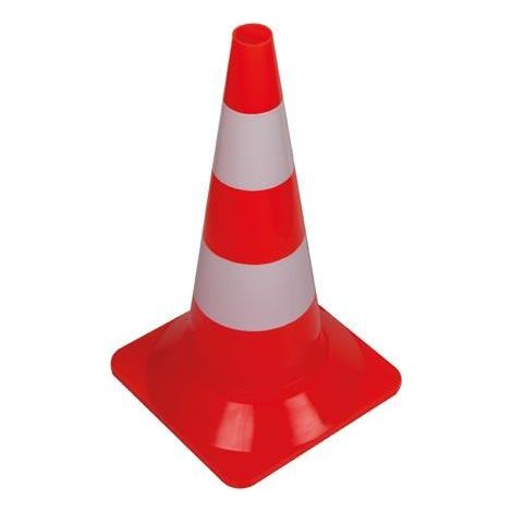 Velleman Cono segnaletico 50 cm rosso/bianco in PVC
