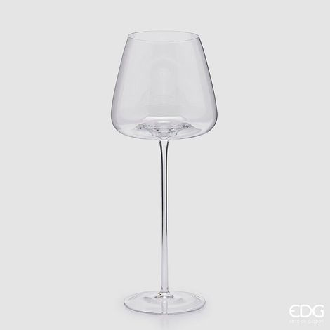 EDG Enzo De Gasperi Bicchiere Grace Calice H 26 Cm L 10 Cm 500 Ml Cf 4 Pz Vetro Natural