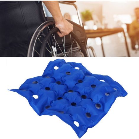 Coussin de siège gonflable Coussin de chaise confortable pour utilisation en fauteuil roulant à la maison et au bureau.