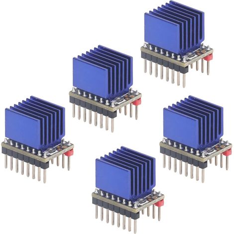 Rosvola Ultra Silent Nema17 Schrittmotor-Treibermodul, Treiber Ultra Silent Stepstick 2,5 A für TMC2208 3D-Drucker