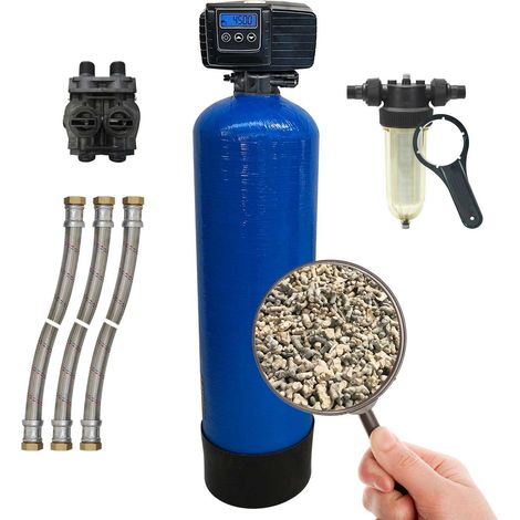 Toodo – Neutraliseur de pH 100L – Vanne Fleck 5600 SXT – Débit 2.9 m3/h – Compatible avec systèmes de plomberie – Reminéralisation efficace (1/6)