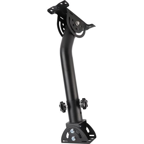 Adaptateur pour antenne parabolique V3 : kit de fixation robuste en acier rotatif à 360° pour toit ou mur. (1/5)