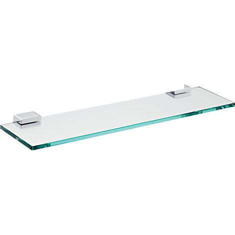 emco system2 tablette, verre cristal clair, 600x100mm, chrome, (1/2)
