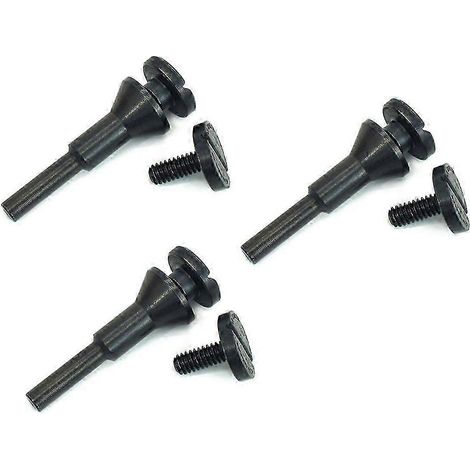 Support de mandrin de montage pour disque à tronçonner 1/4 po, alésage 3/8 po et 1/4 po, pour accessoires de meuleuse droite, perceuse (1/5)