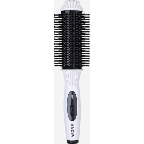 Brosse à cheveux lisses et bouclés, peigne à cheveux lisses