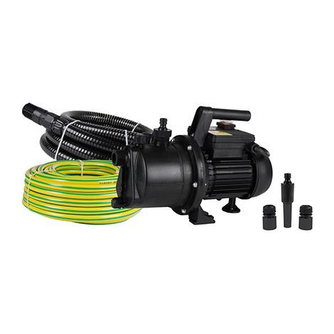GENERIC-Pack Spid’O Classic JETCOM 550 + Kit 4 m – Pompe d’arrosage manuelle 550 W – Débit 2,8 m³/h – Pression 4,2 bars – Corps composite léger – Poignée gainée – Kit aspiration, raccords, tuyau 20 m (1/2)