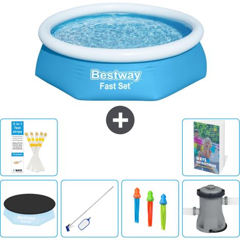 Bestway Fast Set Rund - 244x61 cm - 7-teilig  S125 (1/5)